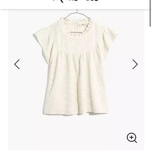 Madewell ruffle top NWOT